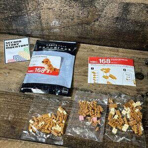 Golden Retriever Nanoblock Miniature Building Blocks New Open Pack NBC-16